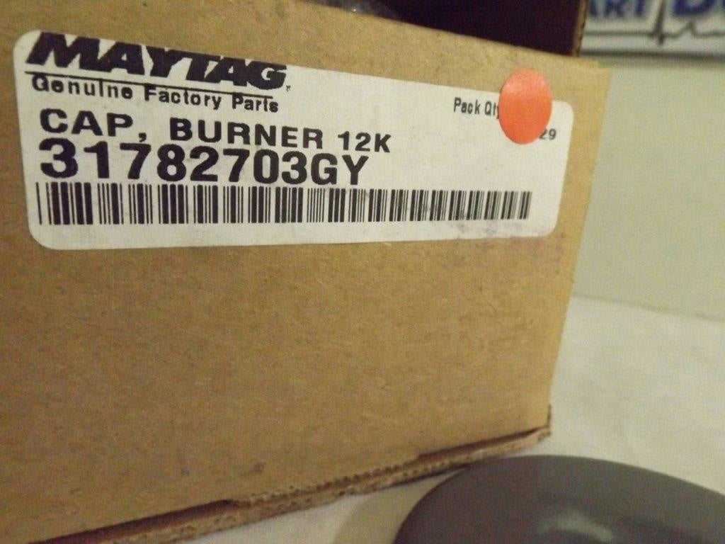 MAYTAG WHIRLPOOL STOVE 31782703GY BURNER CAP 12K NEW MAYTAG WHIRLPOOL STOVE 31782703GY BURNER CAP 12K NEW
